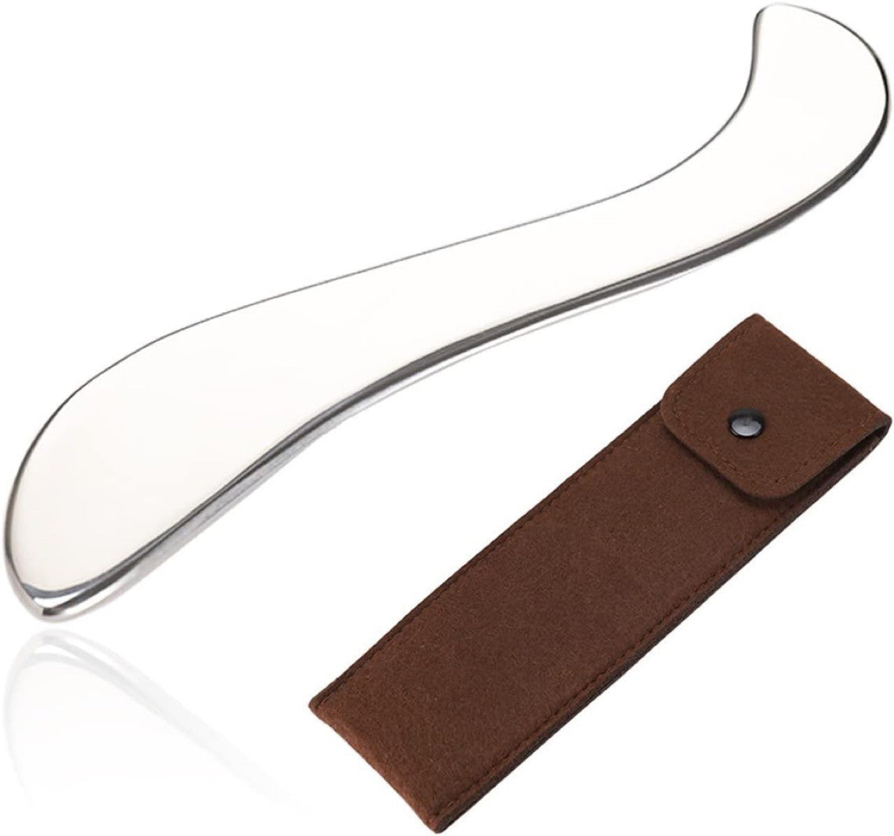 Stainless Steel S-Shaped Gua Sha Tool for Deep Tissue