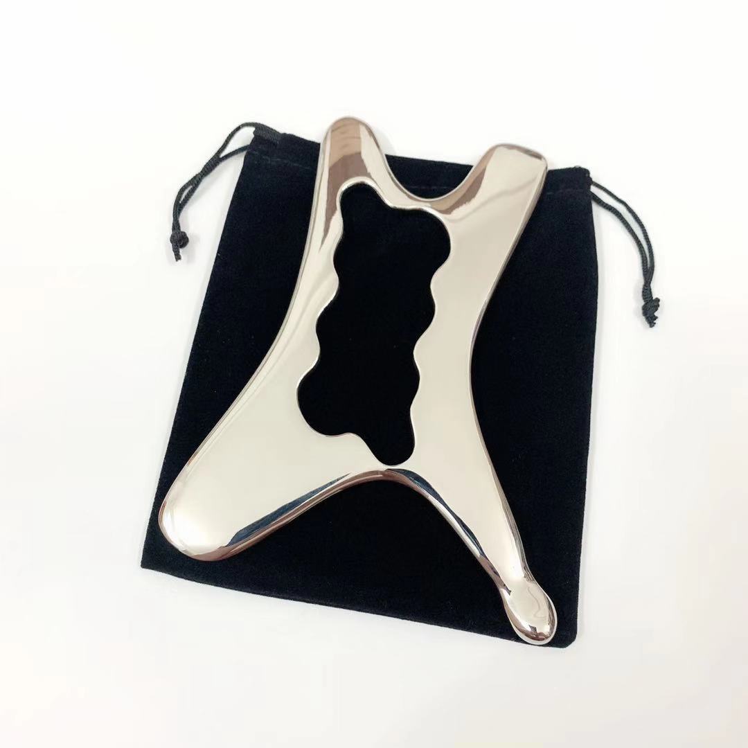 Stainless Steel S-Shaped Gua Sha Tool for Deep Tissue