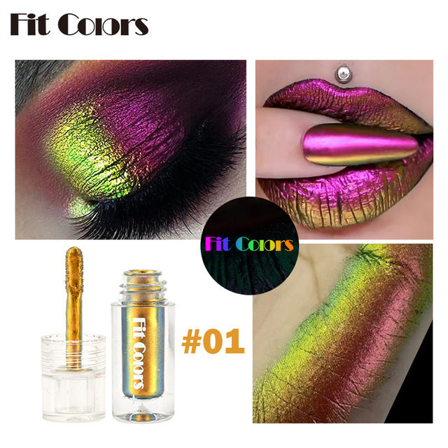 Aurora Long Lasting Multi Chrome Eyeshadow Pigments